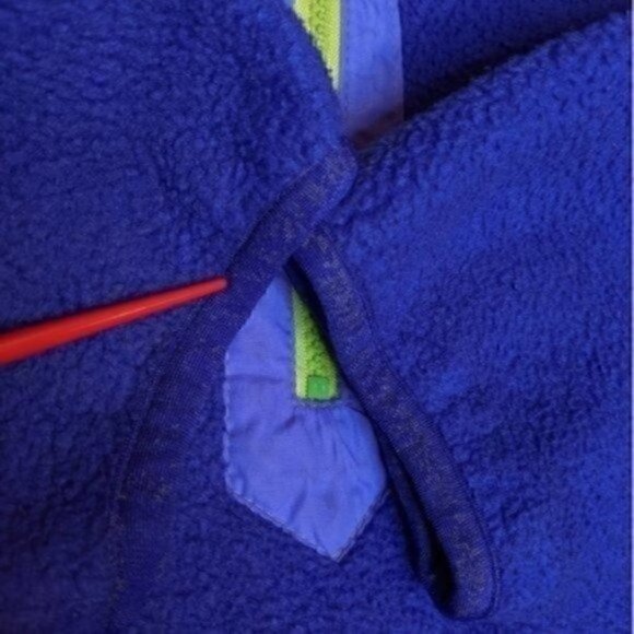 Vintage Patagonia Fleece Pullover Purple - Picture 5 of 11